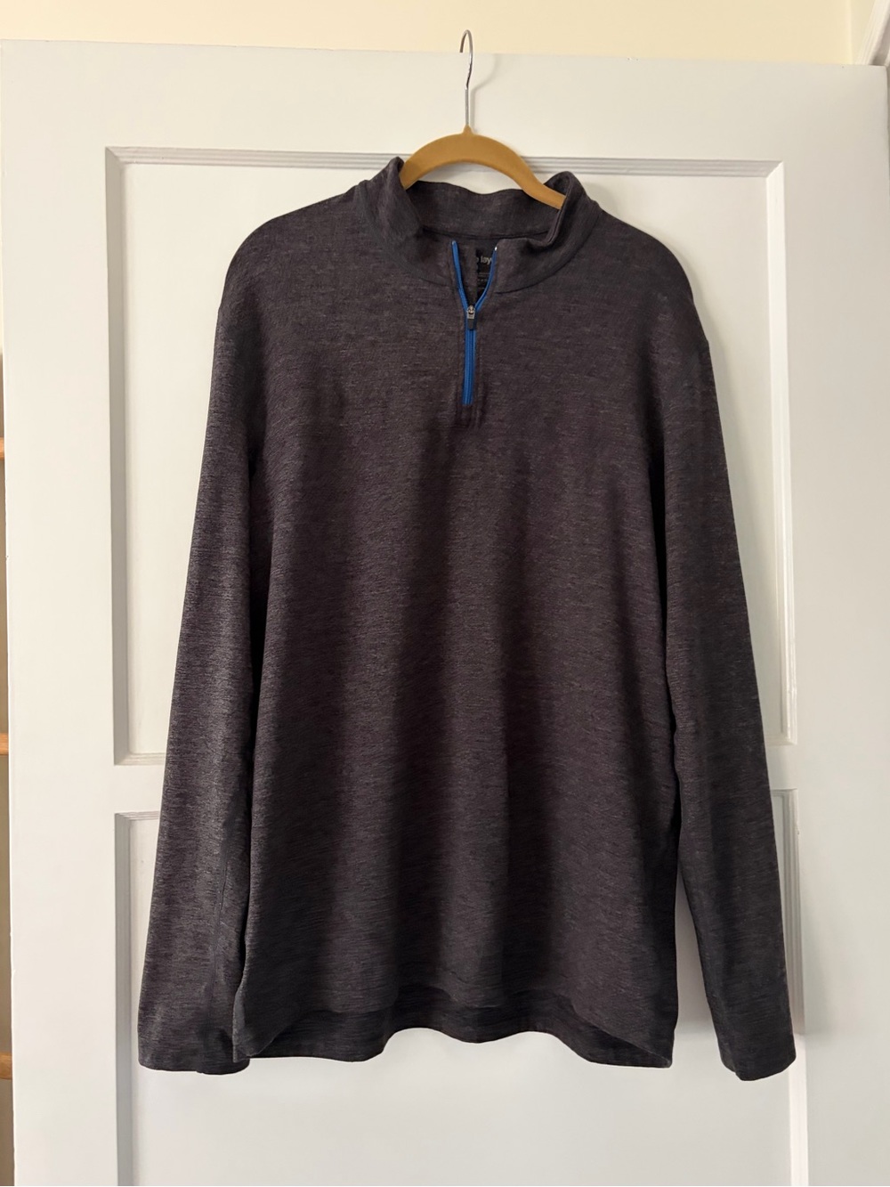 Marine Layer Men's Charcoal Quarter-Zip Sport Pullover